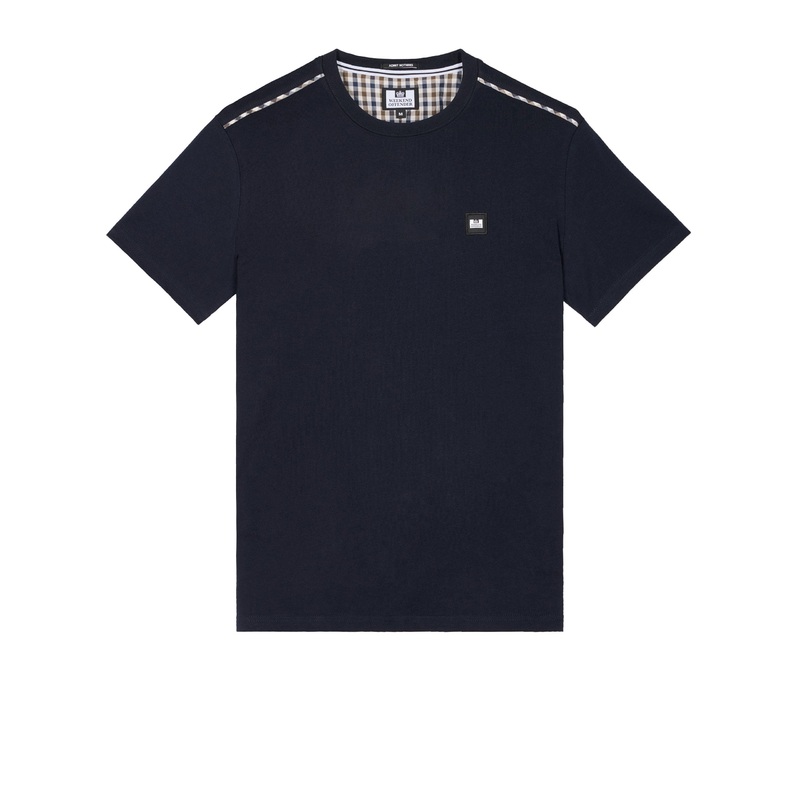 Plus Size – Manuel T-Shirt Navy/Mid House Check
