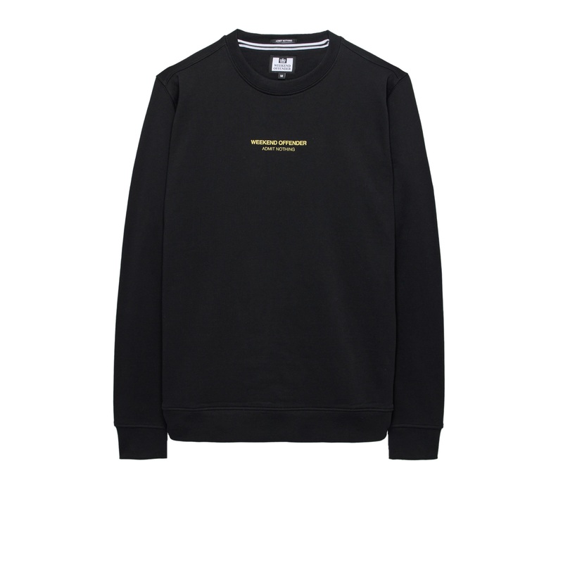 Plus Size – Raval Sweatshirt Black/Peridot Green