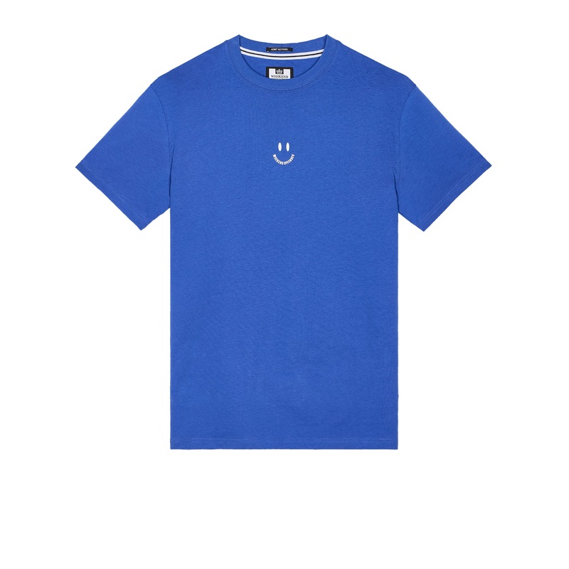 Smile Graphic T-Shirt Bluebell