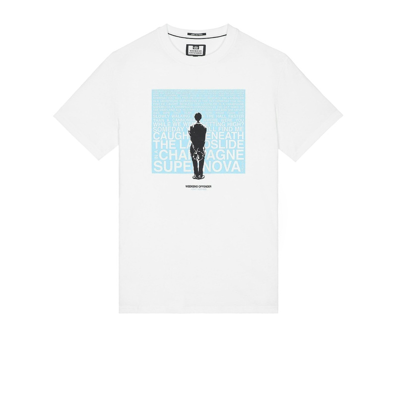 Supernova Graphic T-Shirt White/Blue