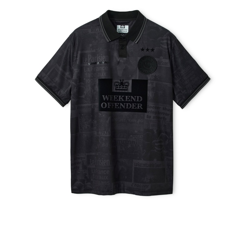 Blackout Football Shirt Black|XS|S|M|L|XL|XXL|XXXL|Black