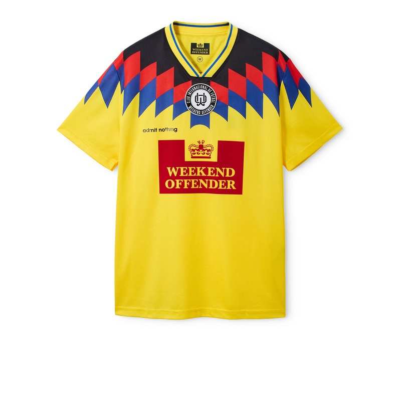 Club Football Shirt Yellow|XS|S|M|L|XL|XXL|XXXL|Yellow