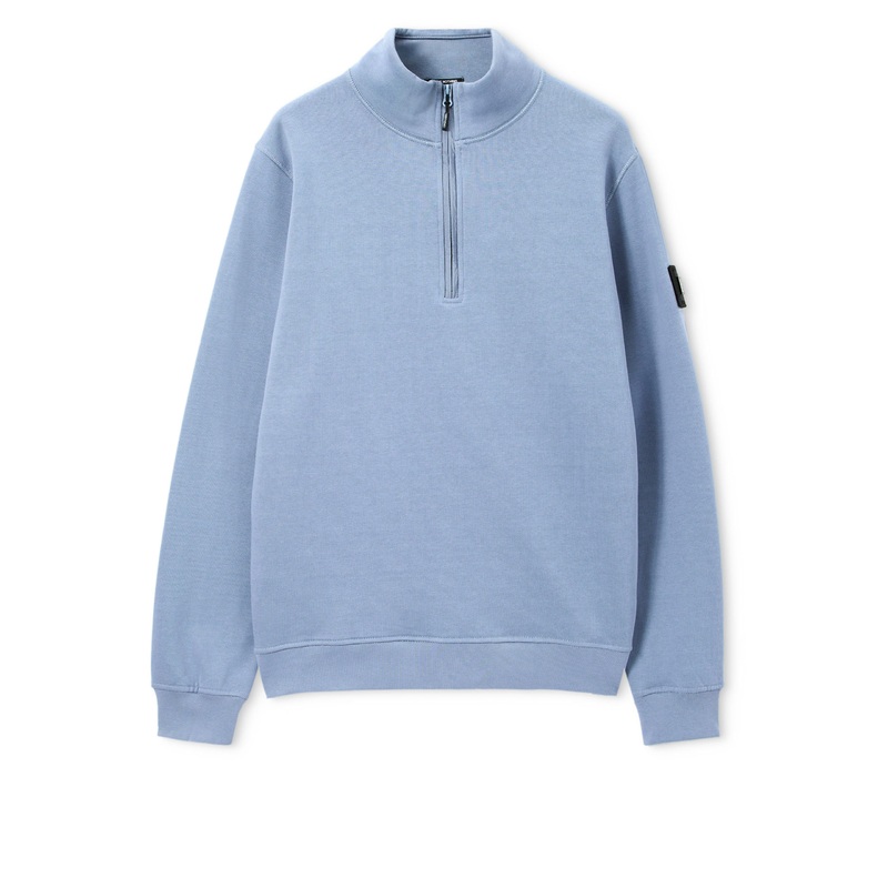 Kraviz Quarter Zip Sweatshirt Blue Shadow