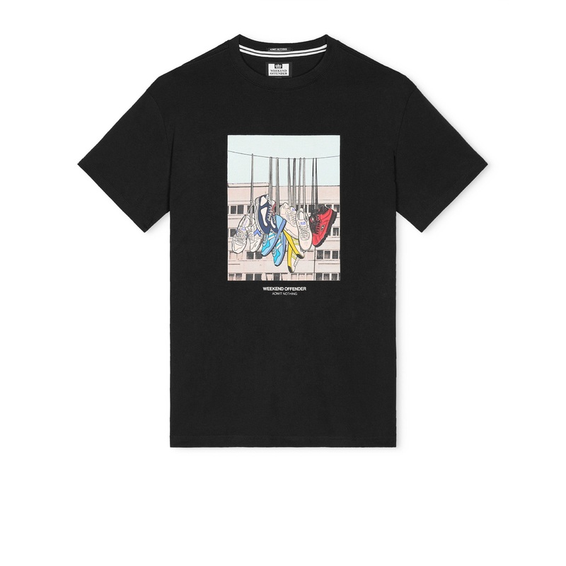 Battle Lines Graphic T-Shirt Black