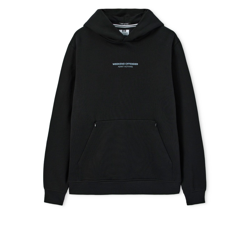 Cobain Hoodie Black/Blue Shadow