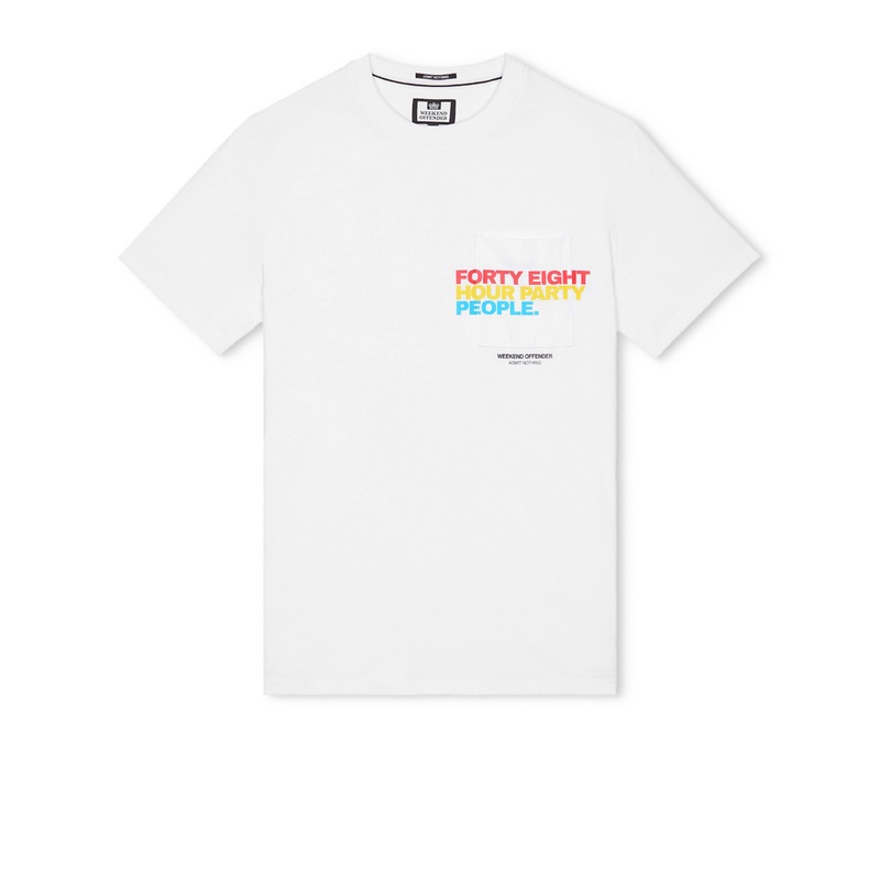 Forty Eight Graphic T-Shirt White