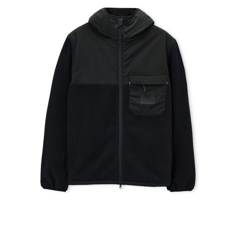 Frusciante Polar Fleece Hoodie Black