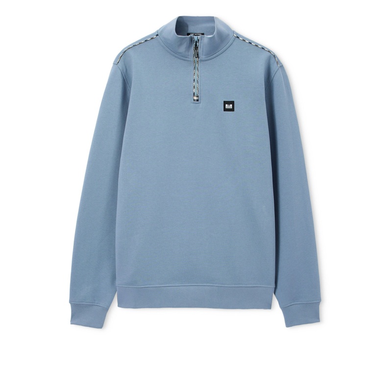 Matisa Quarter Zip Sweatshirt Blue Shadow