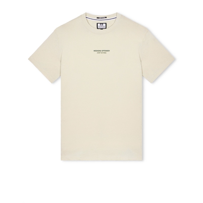 Millergrove T-Shirt Calcium/Black Forest Green