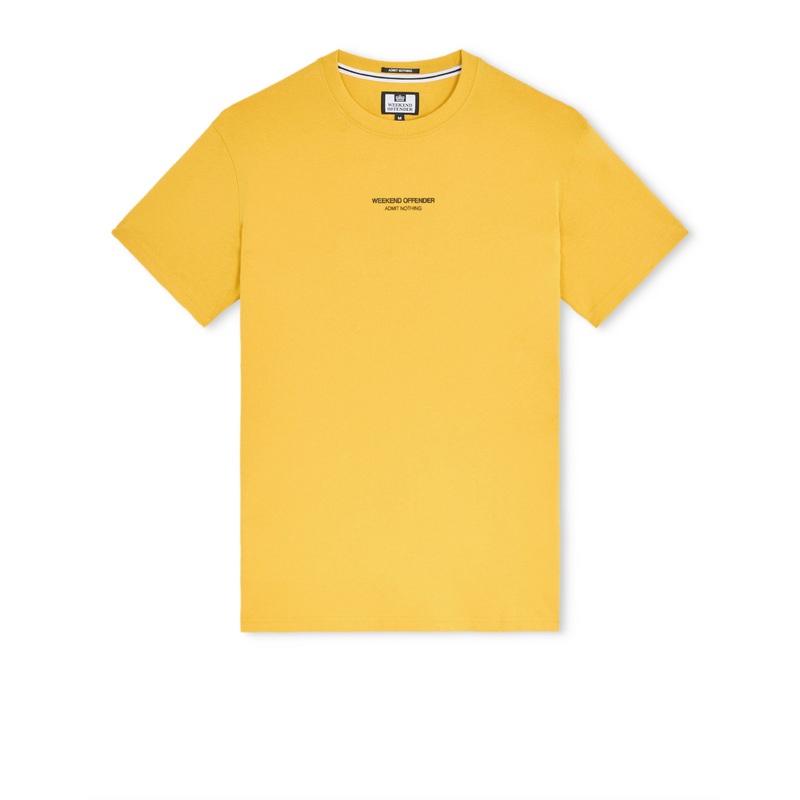 Millergrove T-Shirt Honey Yellow/Black
