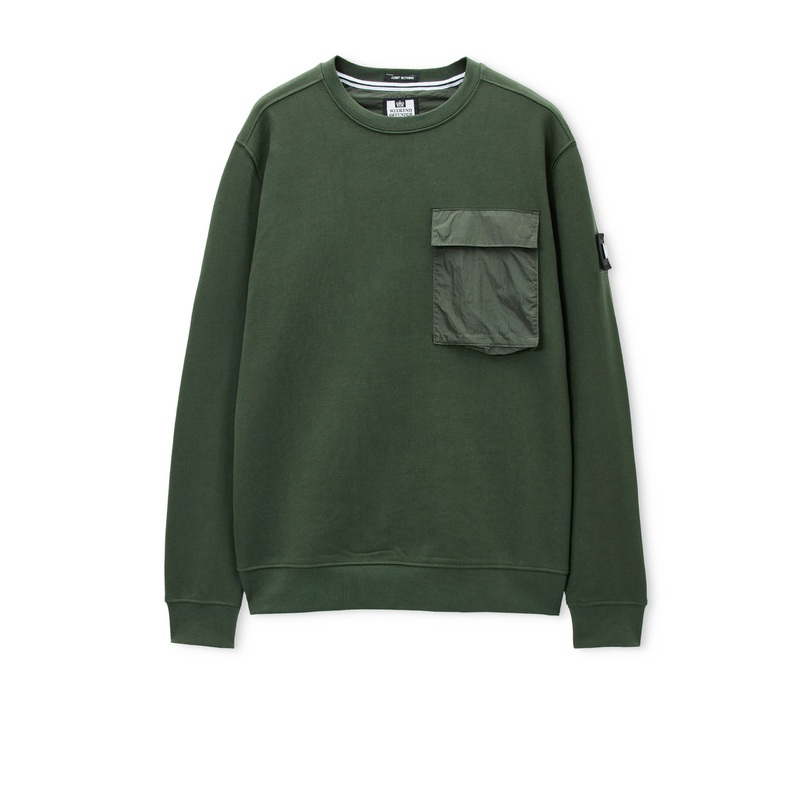Neve Sweatshirt Black Forest Green