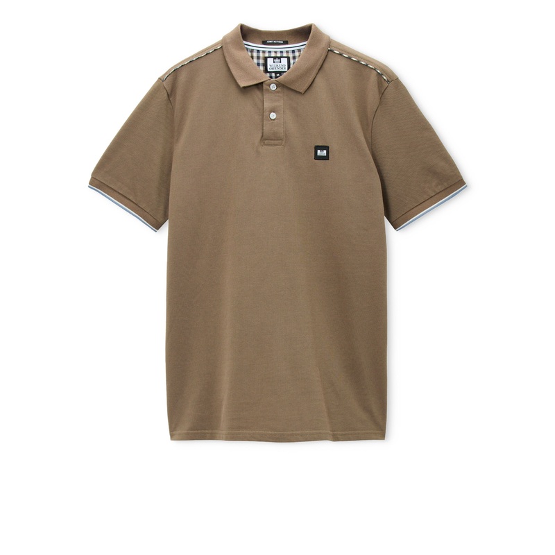 Plus Size – Sakai Polo Shirt Tobacco Brown