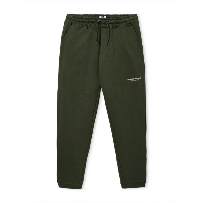 Santana Jogger Pants Black Forest Green/Calcium