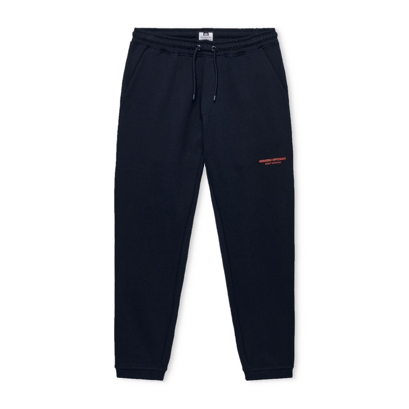 Santana Jogger Pants Navy/Sunset Orange
