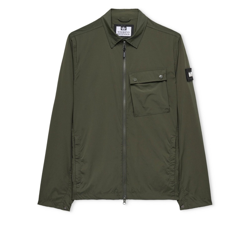 Southbank Over-Shirt Black Forest Green