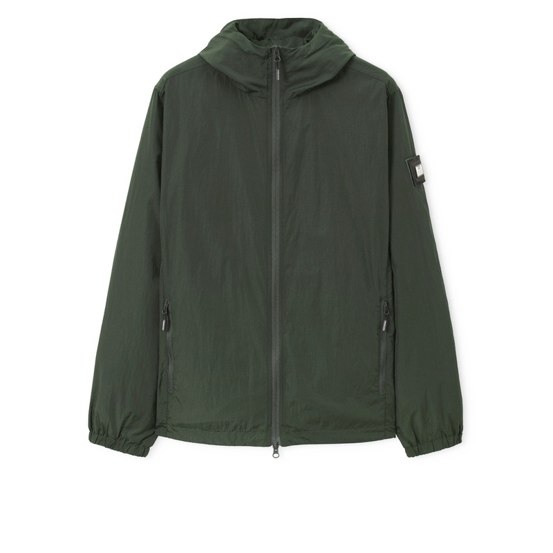 Technician Fleece Lined Jacket Black Forest Green