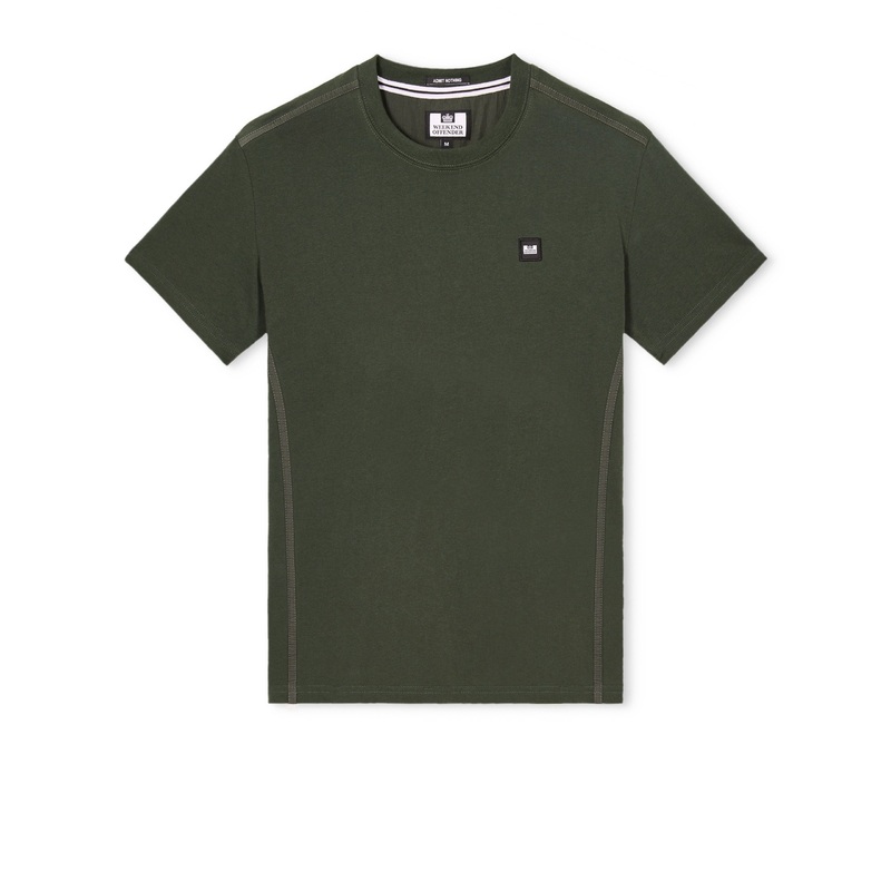 Isley T-Shirt Black Forest Green