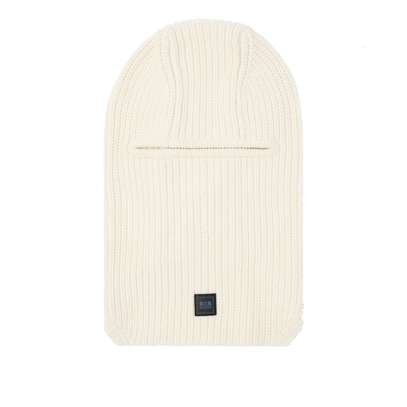 Oden Rib Knit Balaclava Ivory|One Size|Ivory