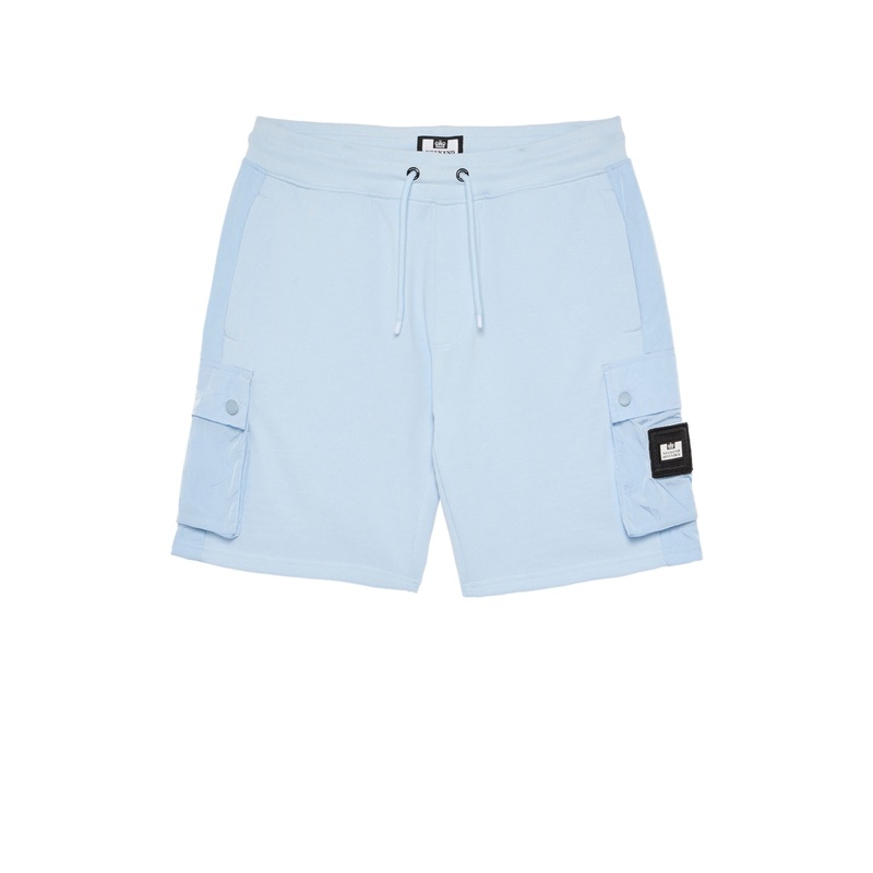Pink Sands Jogger Shorts Ocean Wave Blue