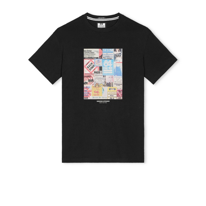 Plus Size – Passes Graphic T-Shirt Black