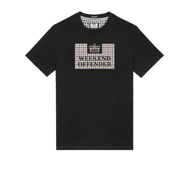 Shevchenko T-Shirt Black/Mid House Check