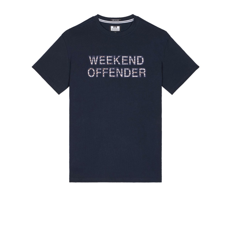 Tornaco T-Shirt Navy/Mid House Check