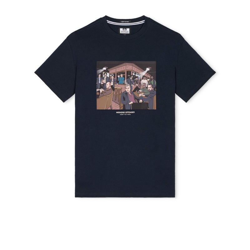 Wyndham Graphic T-Shirt Navy|XS|S|M|L|XL|XXL|XXXL|Navy