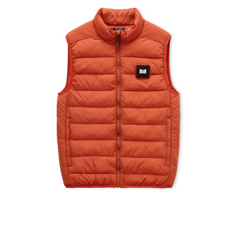 Gacha Padded Gilet Sunset Orange