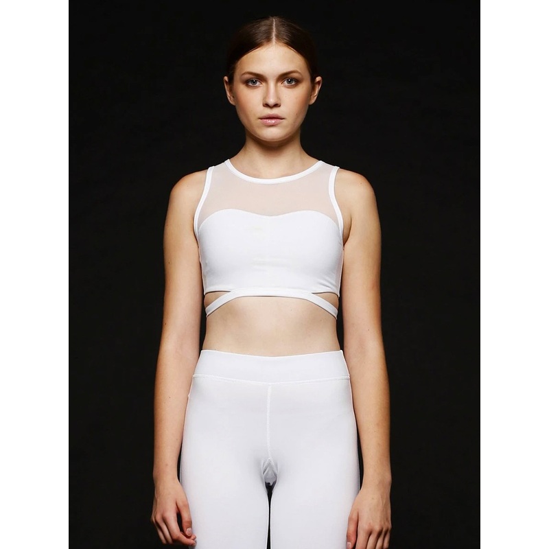 ILLUSION BRA 2.0, WHITE/WHITE MESH