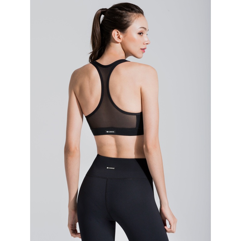 INTRO BRA, BLACK/BLACK MESH|XS|S|M|L