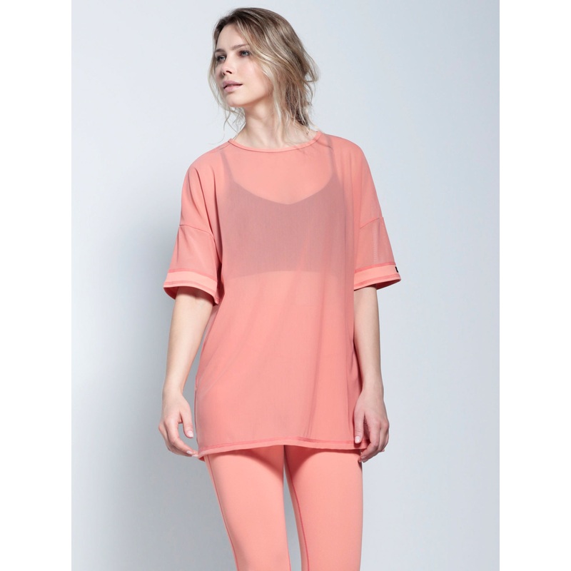 OVERSIZED MESH TEE, CALIFORNIA MESH