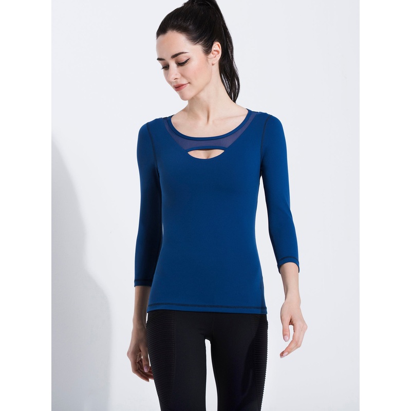 PARALLEL 3/4 SLEEVE TEE|XS|S|M|L|ATLANTIC