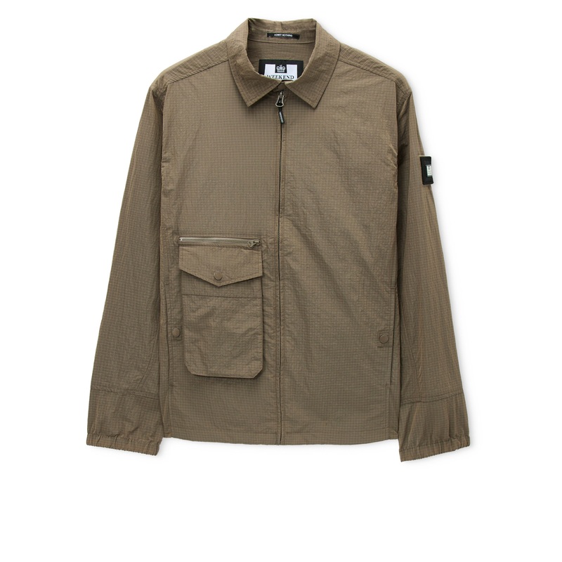 Plus Size – Vinnie Over-Shirt Tobacco Brown