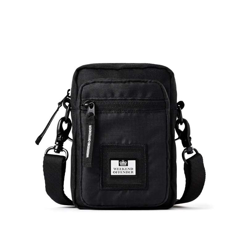 Small Crossbody Bag Black Ripstop