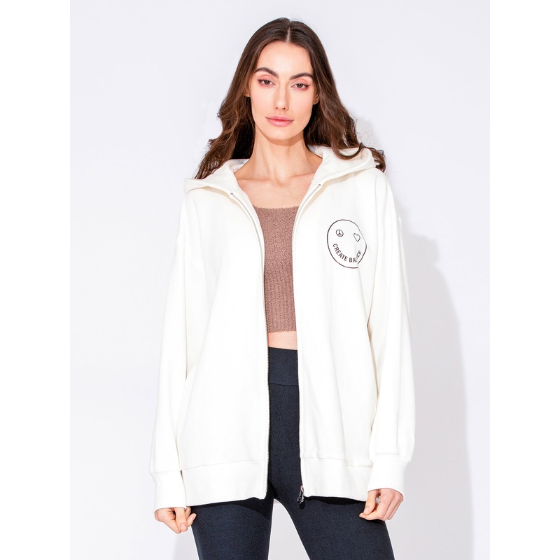 HAPPY GLOW ZIP HOODIE|XS|S|M|L