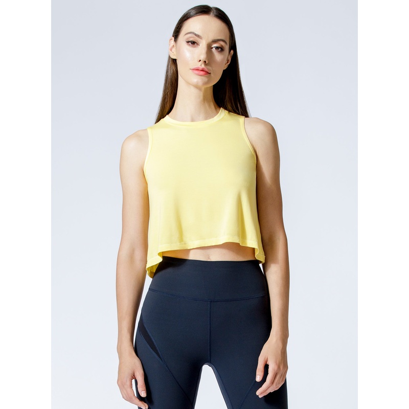 LOOSE CROPPED MUSCLE TANK, JASMINE