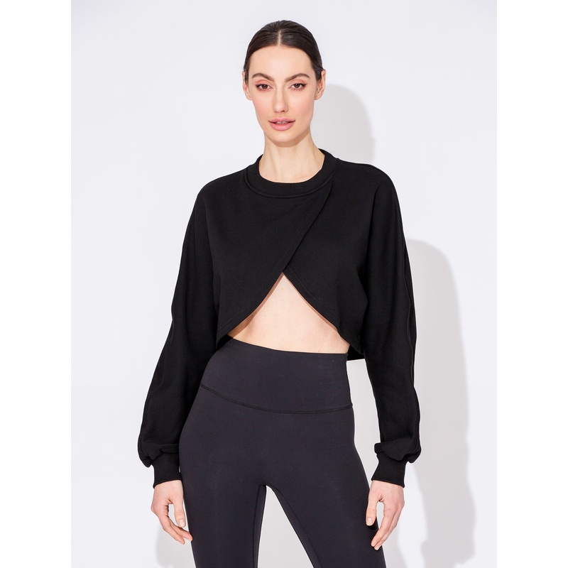 LOTUS LAYER SWEATSHIRT, BLACK|XS|S|M|L