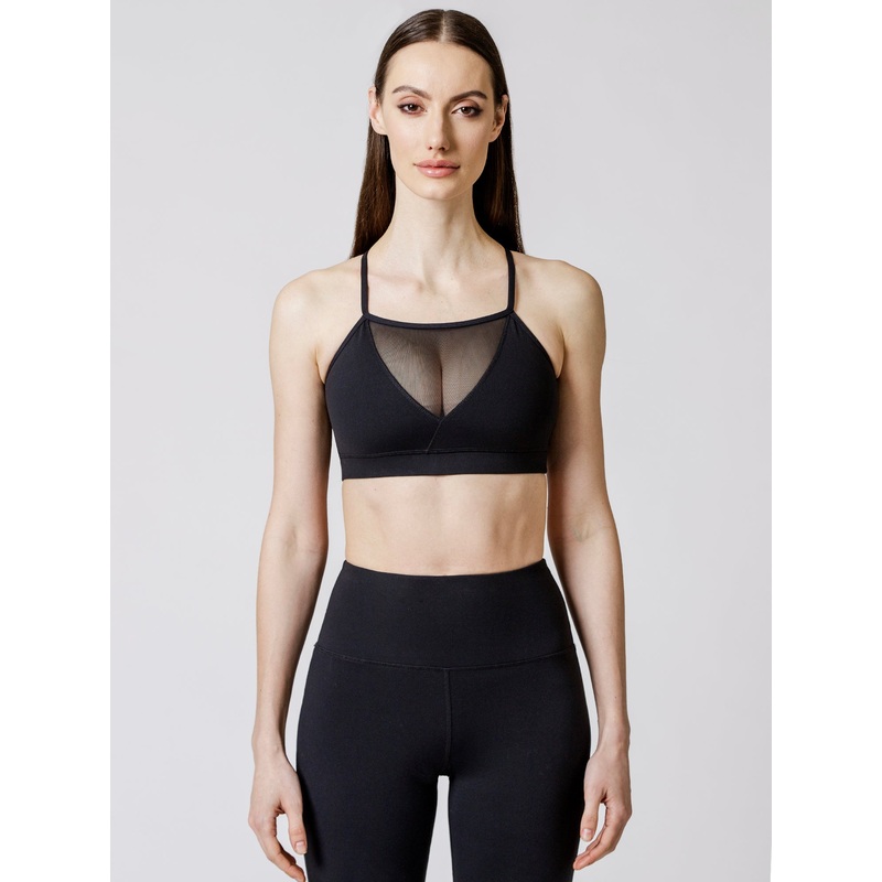 PASSION BRA, BLACK/BLACK MESH|XS|S|M|L