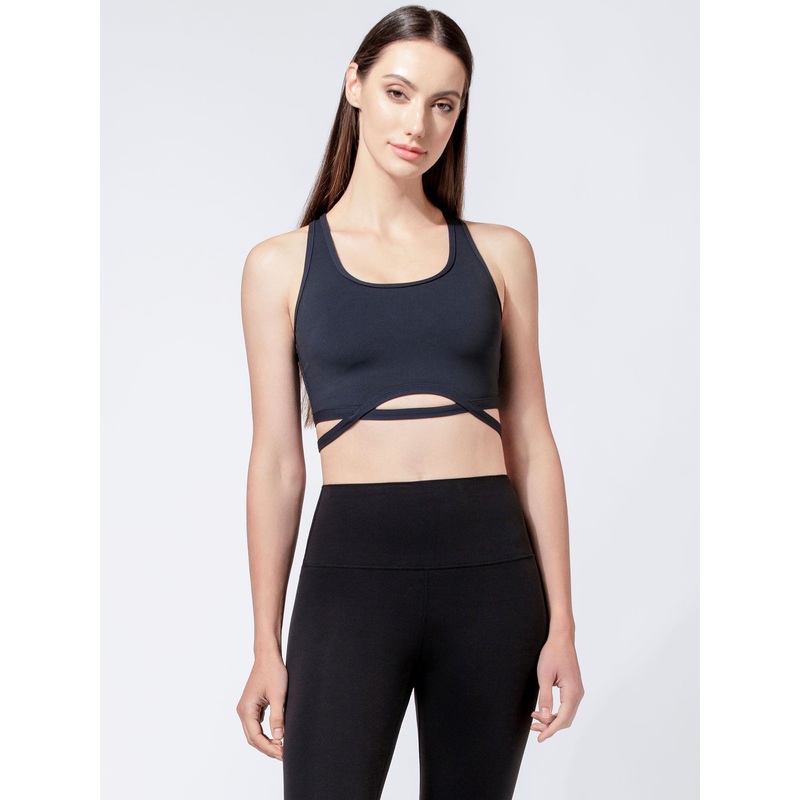 RISING OPTICS BRA, MIDNIGHT GREY