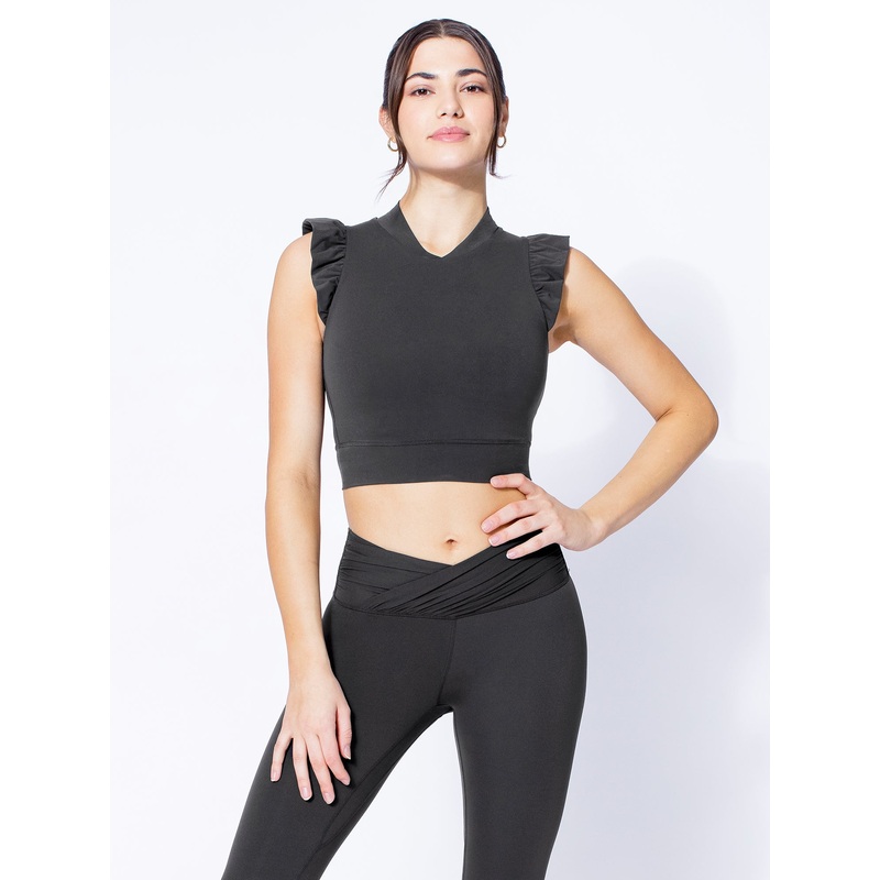 RUFFLED PURE TANK|XS|S|M|L