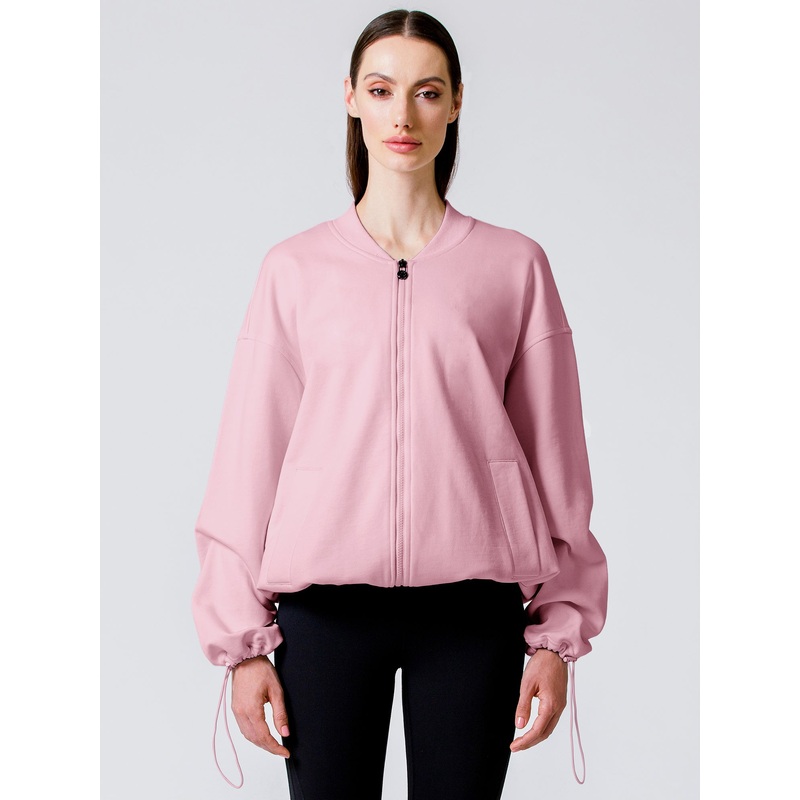 VELOCITY COTTON JACKET, PINK|XS|S|M|L