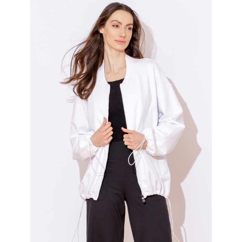 VELOCITY COTTON JACKET, WHITE|XS|S|M|L