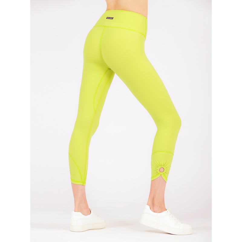 VENUS HIGH WAIST NUDE ANKLE CROPS, GLOW