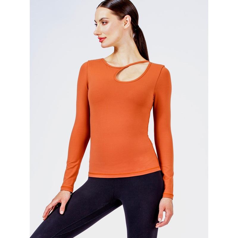 ATMAN LONG SLEEVE CUTOUT TEE|XS|S|M|L