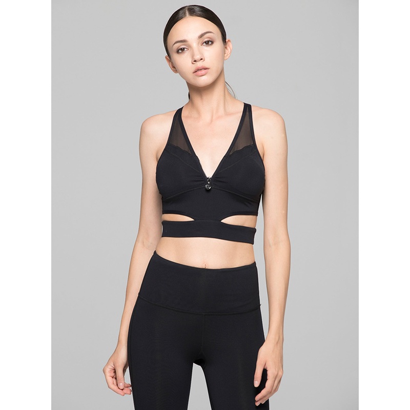 UNION BRA, BLACK/BLACK MESH|XS|S|M|L|BLACK