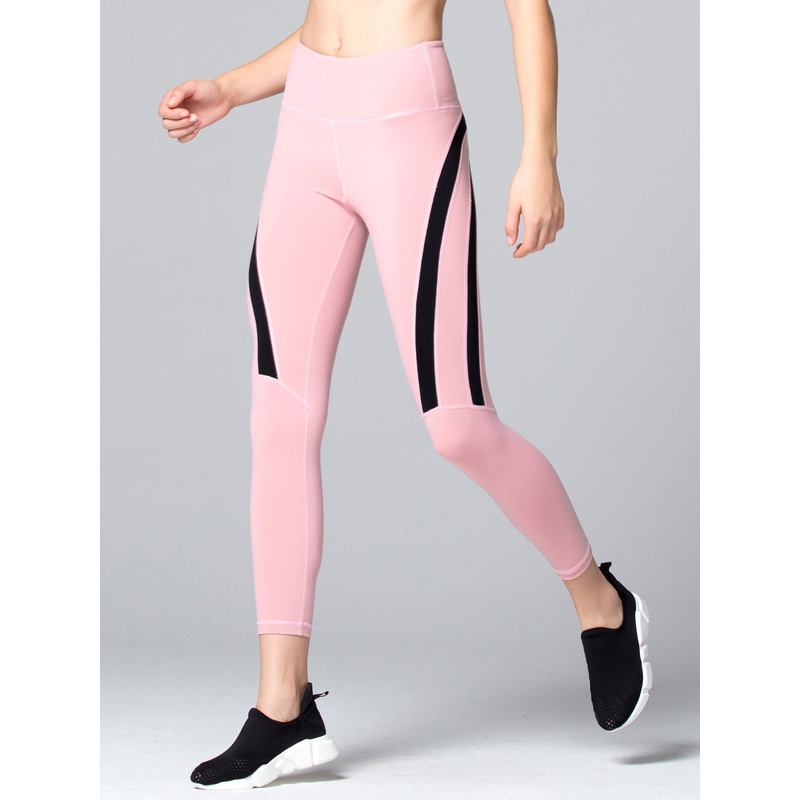 EVOLUTION ANKLE CROPS|XS|S|M|L|ROSE/BLACK