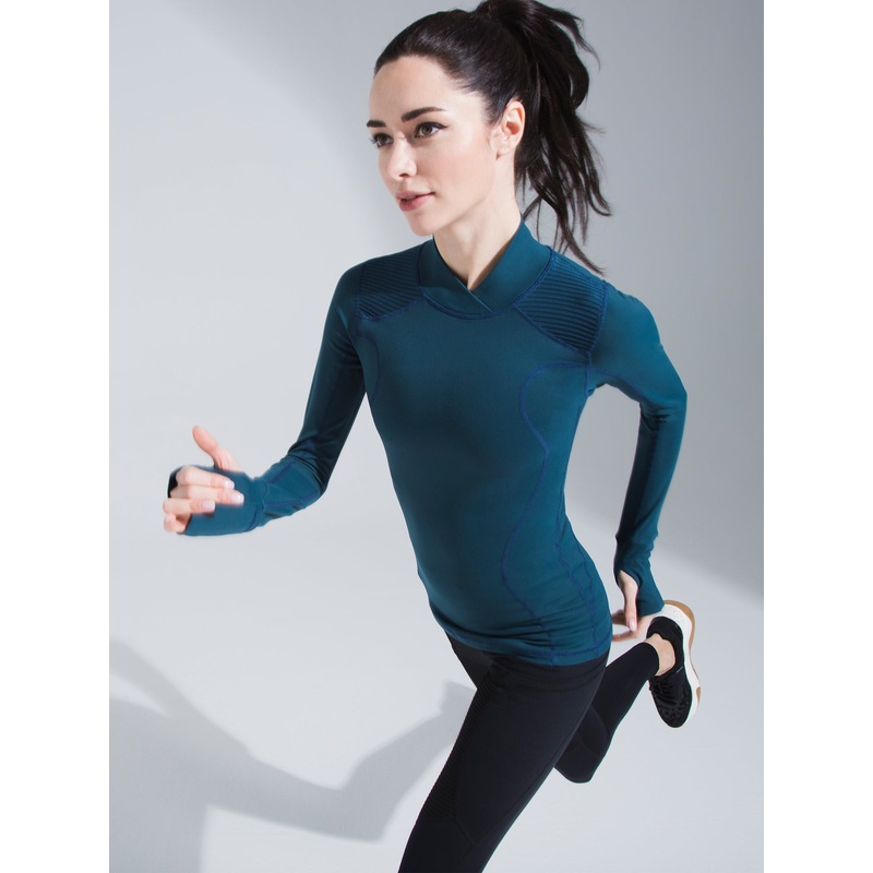 FLEX CURVE TEE, LAKE|XS|S|M|L|LAKE