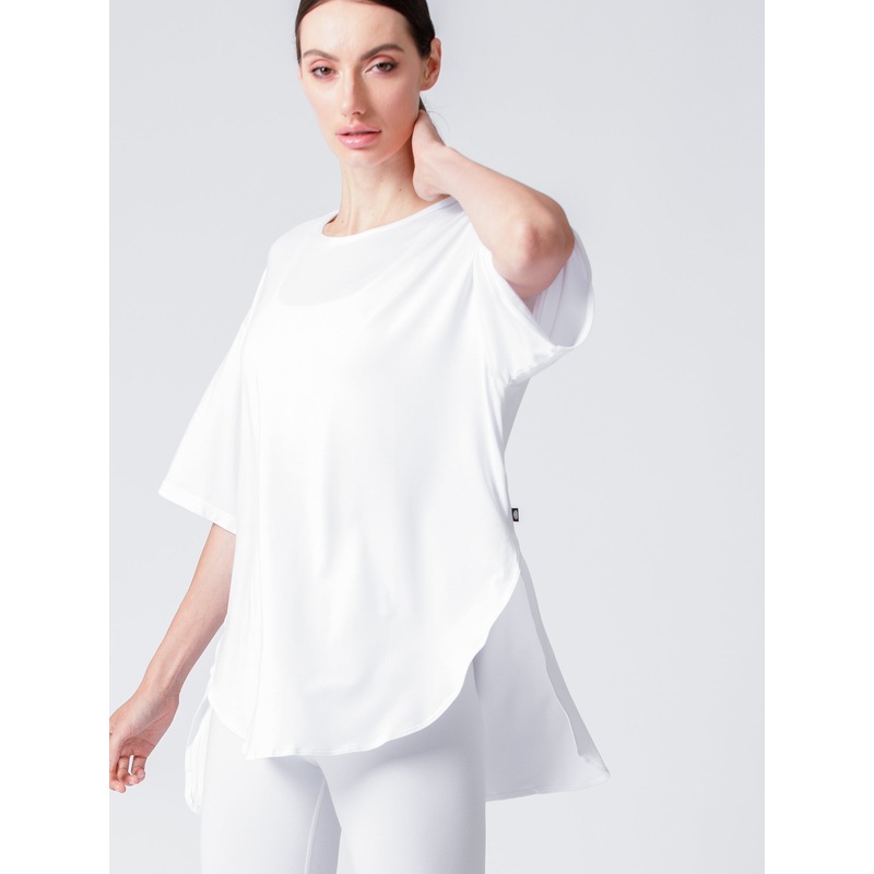 HI LO OVERSIZE TEE, WHITE|XS|S|M|L