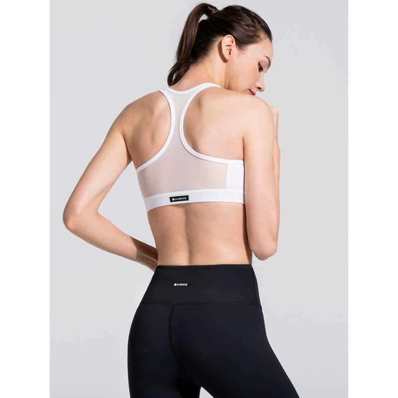 INTRO BRA, WHITE/WHITE MESH|XS|S|M|L