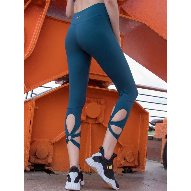 SAKURA ANKLE CROPS, LAKE|XS|S|M|L